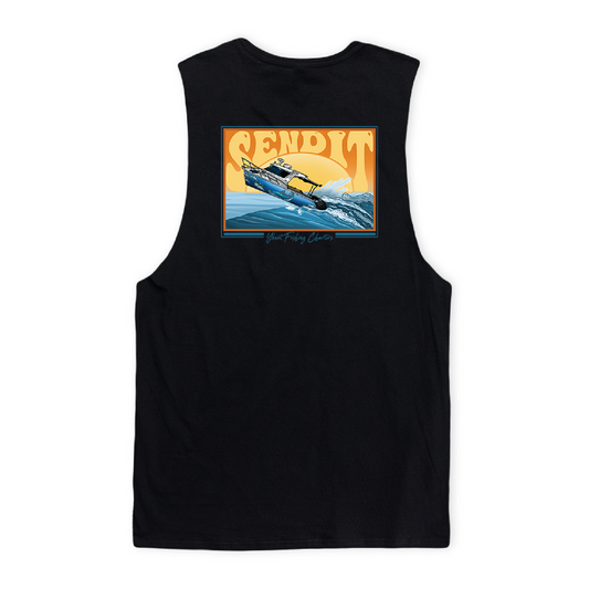 MENS SEND IT TANK - BLACK