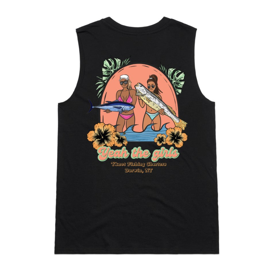 LADIES YEAH THE GIRLS TANK - BLACK