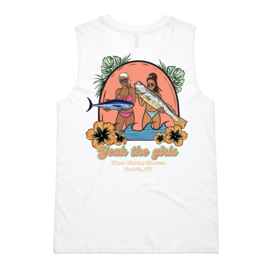 LADIES YEAH THE GIRLS TANK - WHITE